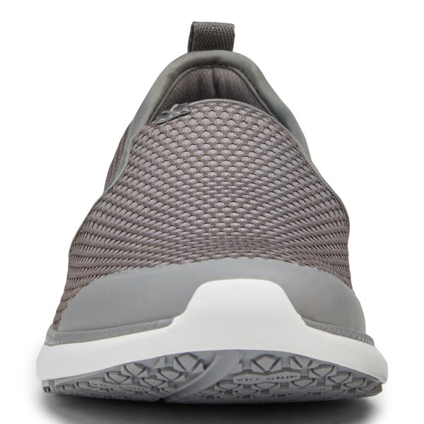 Vionic Trainers Ireland - Julianna Pro Slip on Sneaker Grey - Womens Shoes Sale | GTXKW-3021